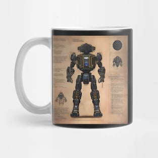 Mech Tech Series #1 - AI Generated Concept Character - Mug